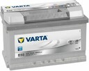 AKUMULATOR VARTA E38 74AH 750A EN PRAWY + - 1