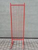 STOJAK EKSPOZYTOR CZERWONY SKLEPOWY KRATA POD HAKI 190x60 - 2