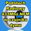 Czujnik dymu czadu z podsłuchem radiowym - 1