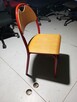 Krzesło drewniane szkolne dla dzieci krzesła fotele biuro pr - 6