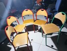 Krzesło drewniane szkolne dla dzieci krzesła fotele biuro pr - 7