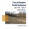 gmina Gnojnik działki budowlane od 28 tys - 1