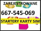 PREPAID KARTY SIM STARTERY SIM KARTA ANONIM ZAREJESTROWANE
