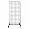 stojak ekspozycyjny z kratą czarny - 2