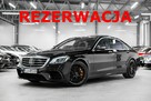Mercedes S 63 AMG 4Matic+ Long 612KM. Burmester High-End. Pakiet AMG Karbon. Ceramika.