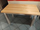 Nowy stół drewniany skandynawski 120x65x75.Bardzo ładny. - 2
