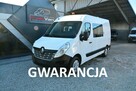 Renault Master średniak 7 osobowy brygadówka doka 130KM pełna opcja