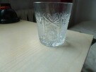 3 kryształowe, zdobione szklanki Zawiercie do drinków
