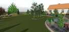 Projekt ogrodu, tarasu, przedogródka, Wizualizacje 3D - 6