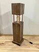 Lampa drewniana loft - 3
