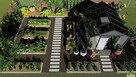 Projekt ogrodu, tarasu, przedogródka, Wizualizacje 3D - 4
