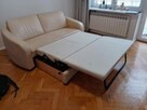 Kanapa KLER z funkcją spania skóra naturalna - 4