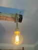 Stylowa lampa wisząca w klimacie loft/rustykalnym, belka dre - 2