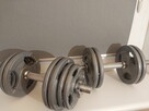 Hantle 2x 12.5 kg. + drążek do podciągania - 2