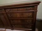 Komoda drewniana w stylu gabinetowym klasyczna masywna ciężk - 4