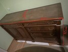 Komoda drewniana w stylu gabinetowym klasyczna masywna ciężk - 7