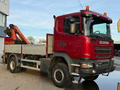 Wywrotka 4x4 z tylnym dzwigiem Scania G 370 - 11
