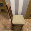 Krzesło drewniane z miękkim siedziskiem - 2