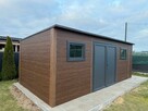 Garaż z płyty warstwowej 5,5 x 3 + wiata 0,5x3 PROMOCJA - 2