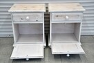 szafki nocne z drewna sosnowego - jak nowe - 4