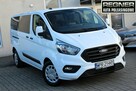 Ford Transit Custom 9-osob. L2 130KM Salon PL FV23% 1WŁ Android/Apple Tempomat Gwarancja