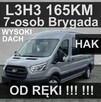 Ford Transit L3H3 165KM 7-osob Hak Super Cena od ręki ! 2026 ! Wysoki Dach - 1