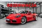 Porsche 718 Boxster 300KM PDK. Guards Red, Wentylacja, BOSE, Pakiet skórzany, PDLS+. - 1