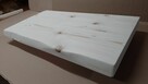 Blat DREWNIANY z naturalną krawędzią 40x75cm gr 4,5cm z drew - 4