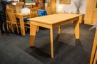 Stół Dębowy Nowoczesny 140x80+2x40cm + 4 krzesła - 2