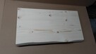 Blat DREWNIANY z naturalną krawędzią 40x75cm gr 4,5cm z drew - 3