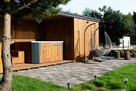 Domek SPA drewniany 2,4×10 m - solidna konstrukcja - 3