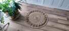 Śliczny, okrągły DYWAN naturalny z juty / boho / retro - 3