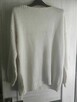 Sweter Biały sweterek ażurowy damski Oversize - 6