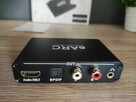 Konwerter ekstrakt Adapter audio HDMI RCA Chinch optyczne - 5