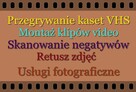 Zmontuje wideo w jeden film, retusz fotografii, przegram z VH - 1