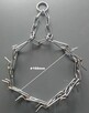 KOLCZATKA OBROŻA dla średniego dużego psa szer. 33mm Metal - 8