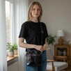 Torebka Sakiewka Czarna z Motywem Łapaczy Snów – Handmade - 7