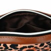 Mini Torebka Box – Brązowa z Motywem Panterki - 3