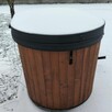 Jacuzzi Ogrodowe 2-Osobowe 190x120 cm – Balia na Taras + Pok - 3