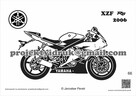 Grafiki motocykle do druku kubki, poduszki, odzież - 16