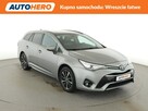 Toyota Avensis automat skóra panorama navi klima auto grzane fotele kamera hak - 10