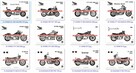 Grafiki motocykle do druku kubki, poduszki, odzież - 14
