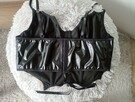 Top gorsetowy latex, XL - 5