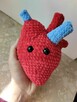 Maskotka pluszowa ludzkie serce amigurumi - 5