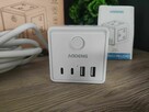Kostka Rozgałęźnik Adapter USB C Przedłużacz Elektryczny - 2