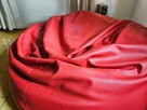Duża czerwona pufa sofa Fatty 2 os.- Mega wygodna - Ekoskóra - 4