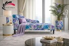 Szezlong Tapicerowany Premium Lea Kwiaty