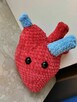Maskotka pluszowa ludzkie serce amigurumi - 4
