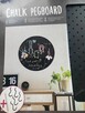 Chalk pegboard tablica czarna + kreda - 7