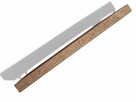 Blat laminowany 29,2 cm x 60 cm x 4 cm |deseń szarego drewna - 5